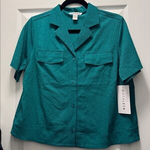 XS, Small - ATHLETA - Echo Top Quick Drying Green NEW $99 msrp